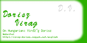 dorisz virag business card